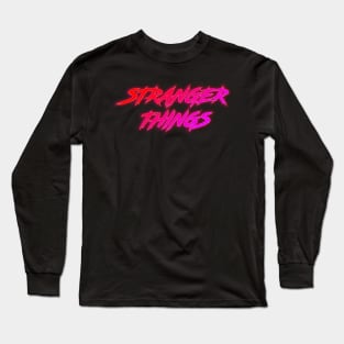 Stranger Things - Retro Neon Long Sleeve T-Shirt